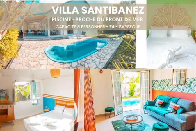 VILLA SANTIBANEZ - Villa avec piscine à St André Le Patelin Exterior foto